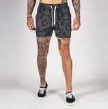 (New) Snakeskin Shorts - Black
