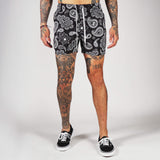 (New) Paisley Shorts - Black