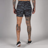 (New) Tiger Camo Shorts - Black