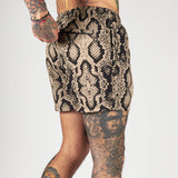 (New) Snakeskin Shorts - Sand