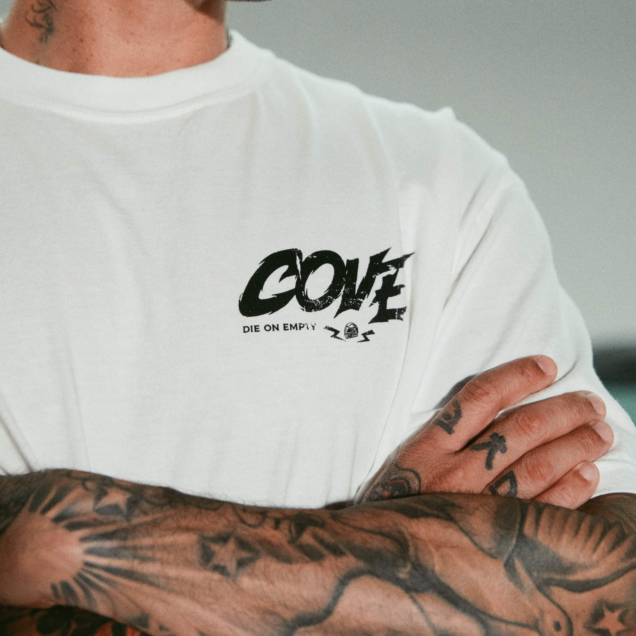(New) Die on Empty Tee - White