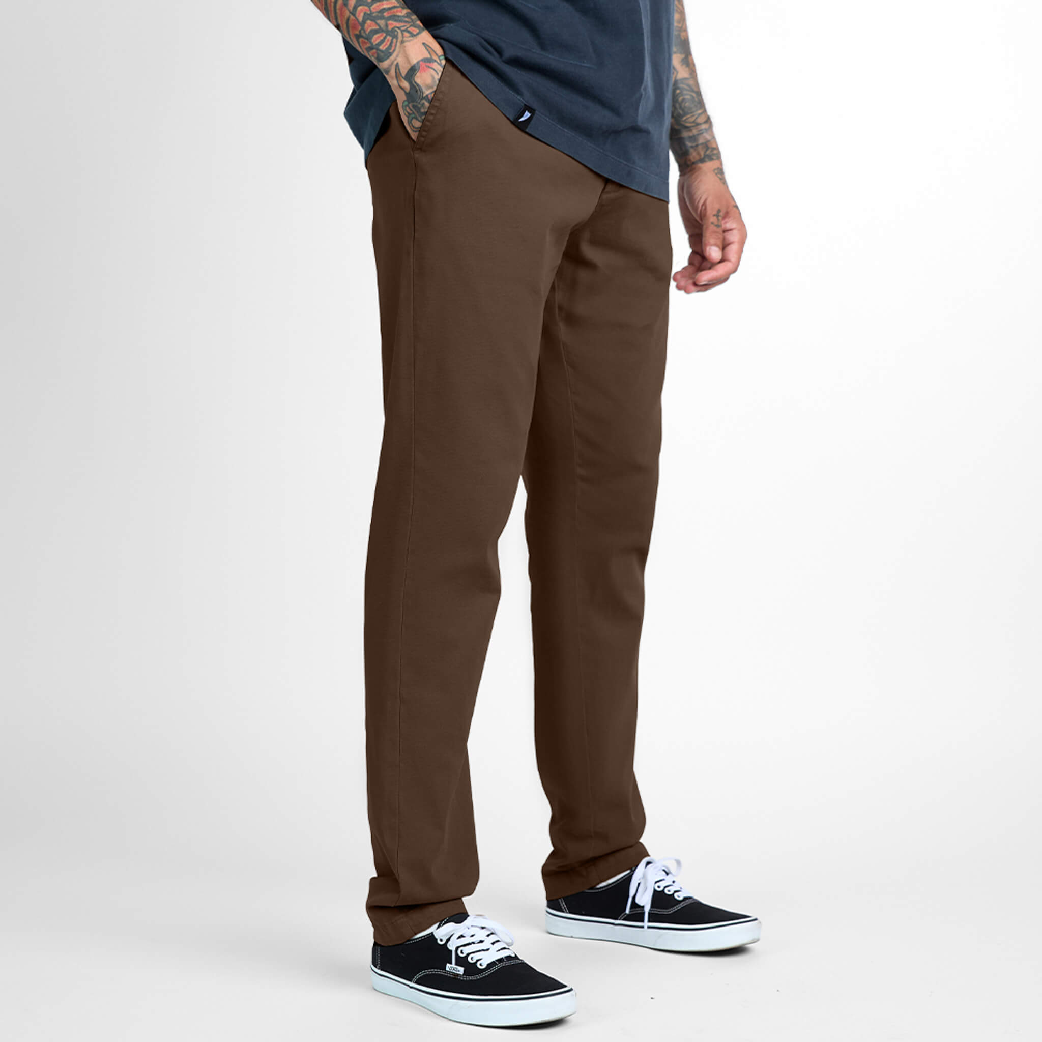 Chino Pants - Dark Brown