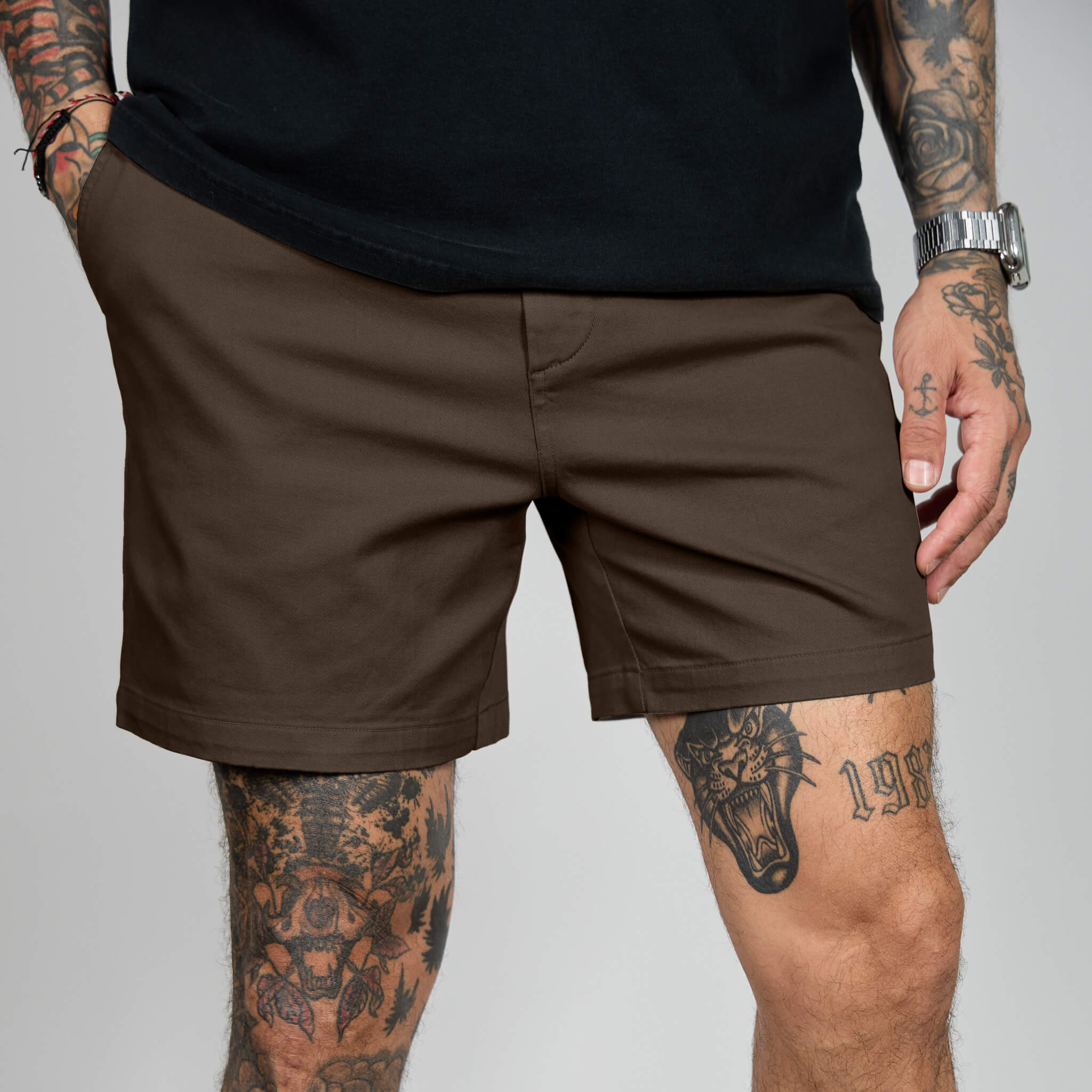 Chino Shorts - Brown