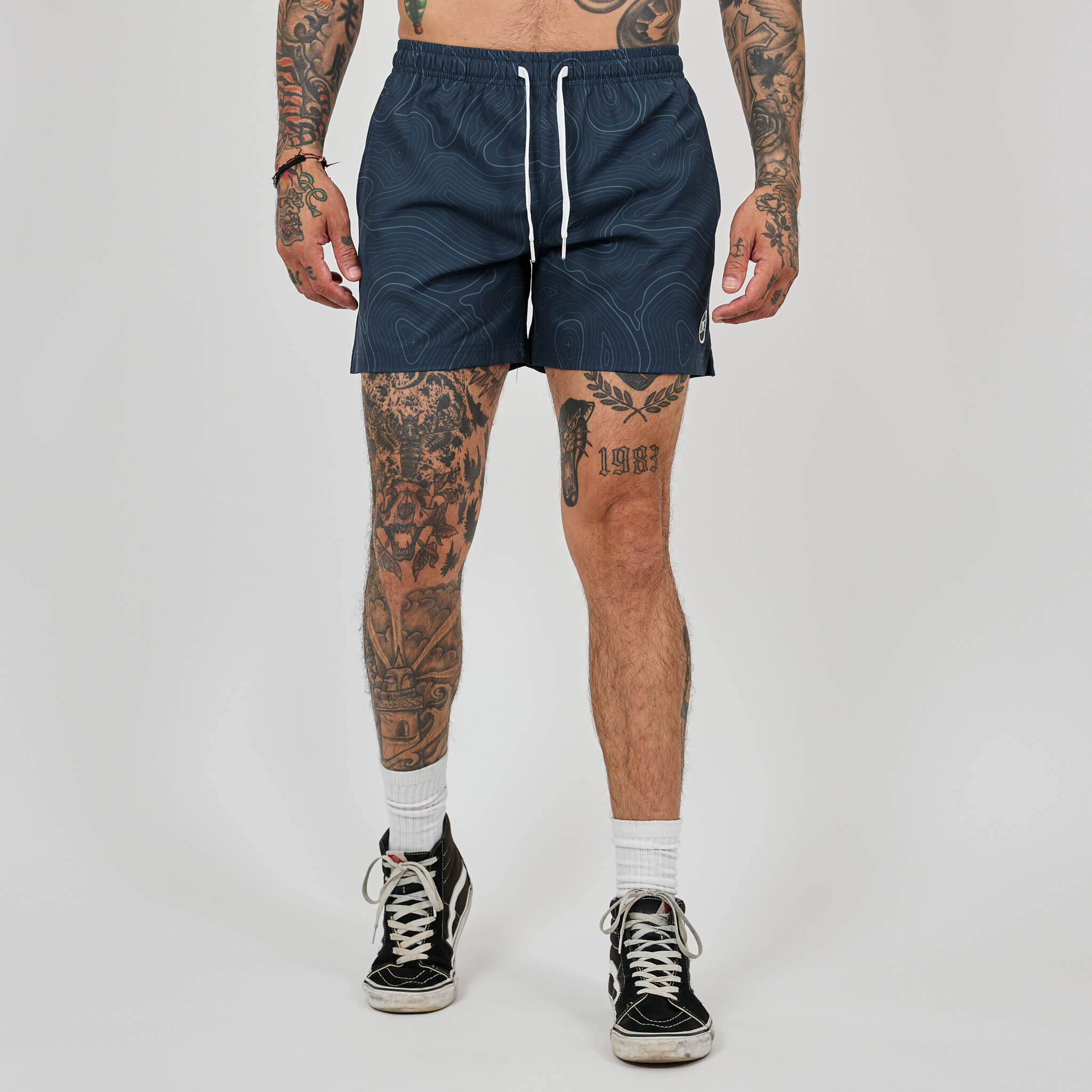 Topo Camo Shorts - Blue