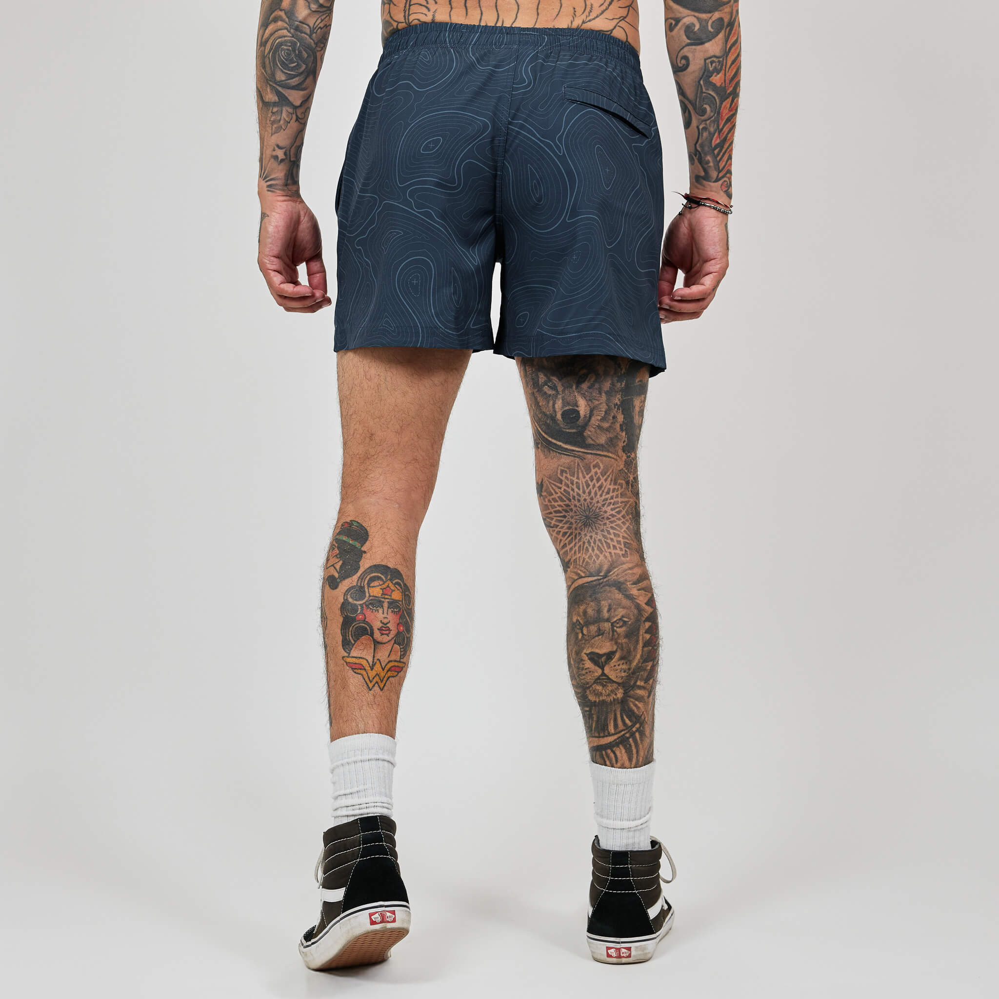 Topo Camo Shorts - Blue