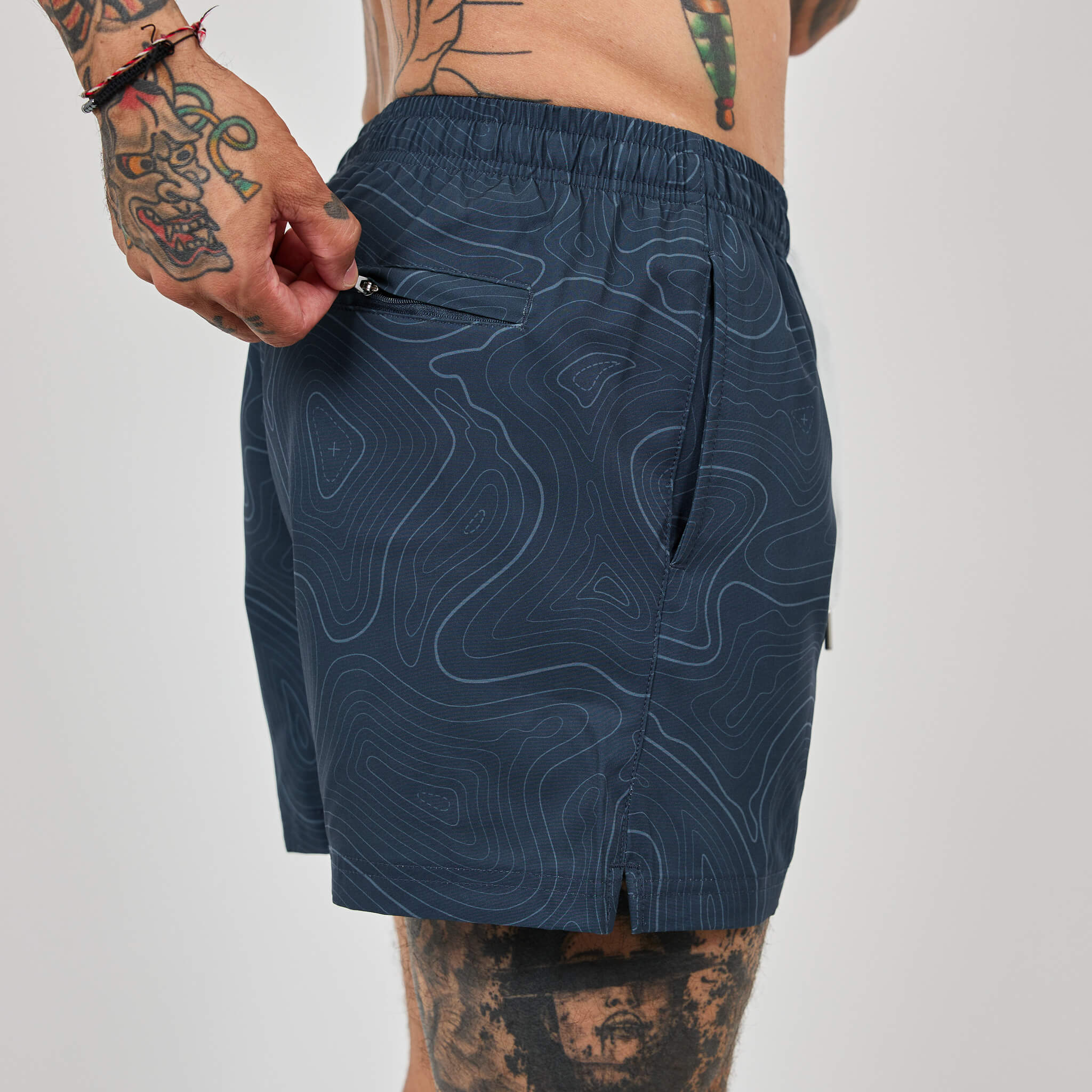 Topo Camo Shorts - Blue