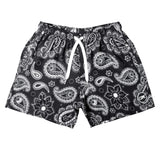 (New) Paisley Shorts - Black