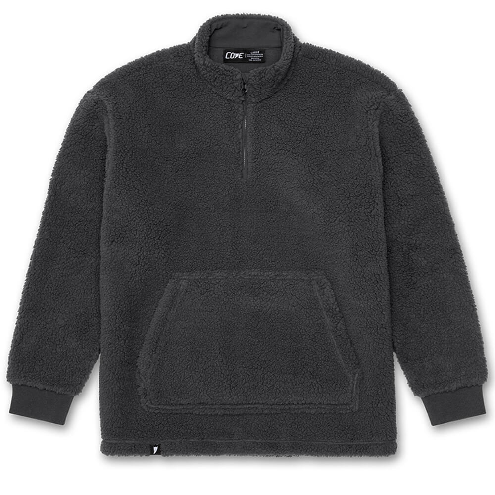 New) Sherpa Quarter Zip - Gray – Cove USA