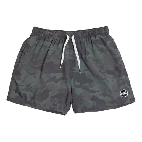(New) Camo Shorts - Green