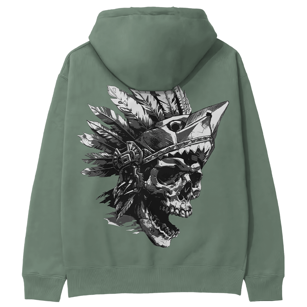 (New) Headdress Hoodie - Sage