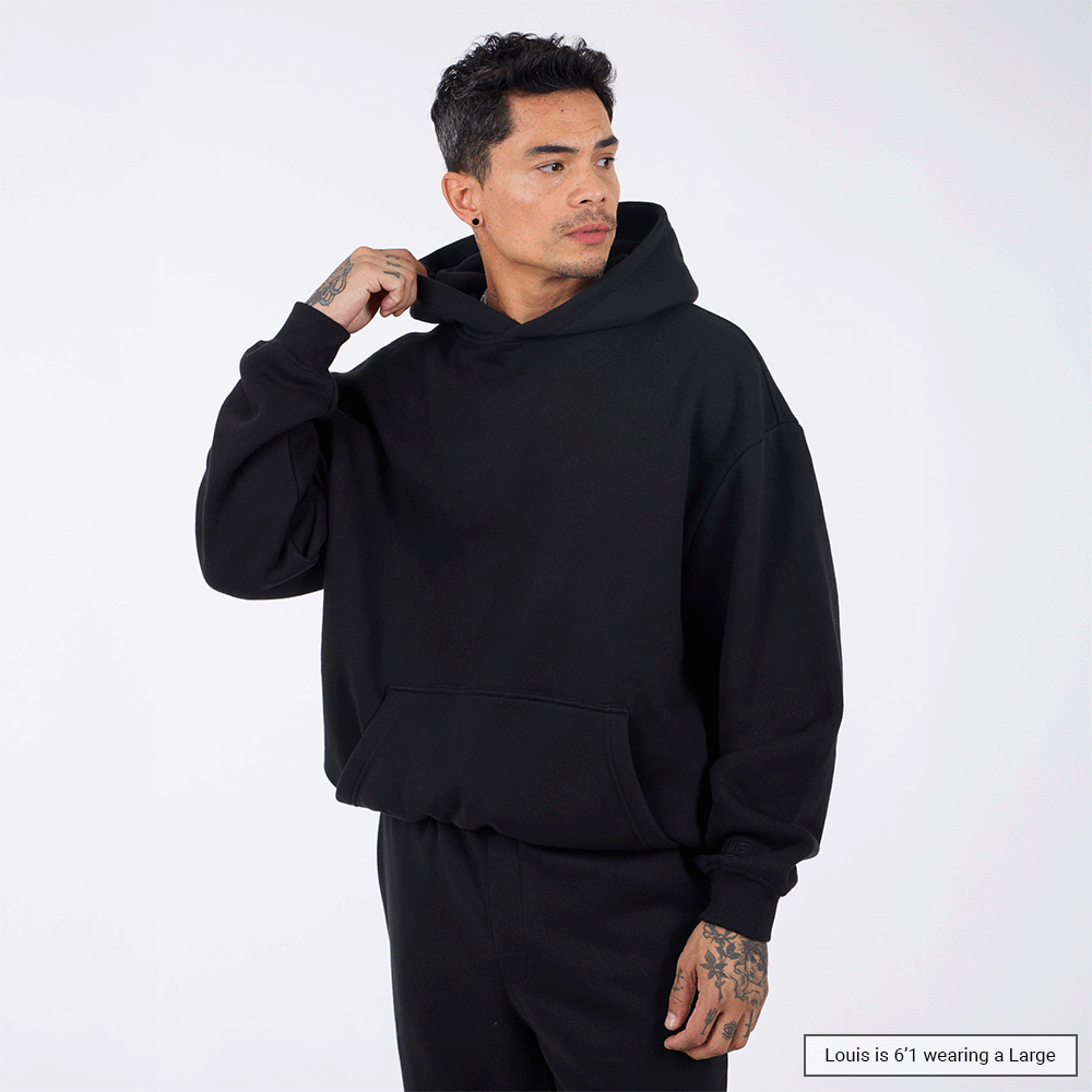 New) Weighted Hoodie - Black – Cove USA