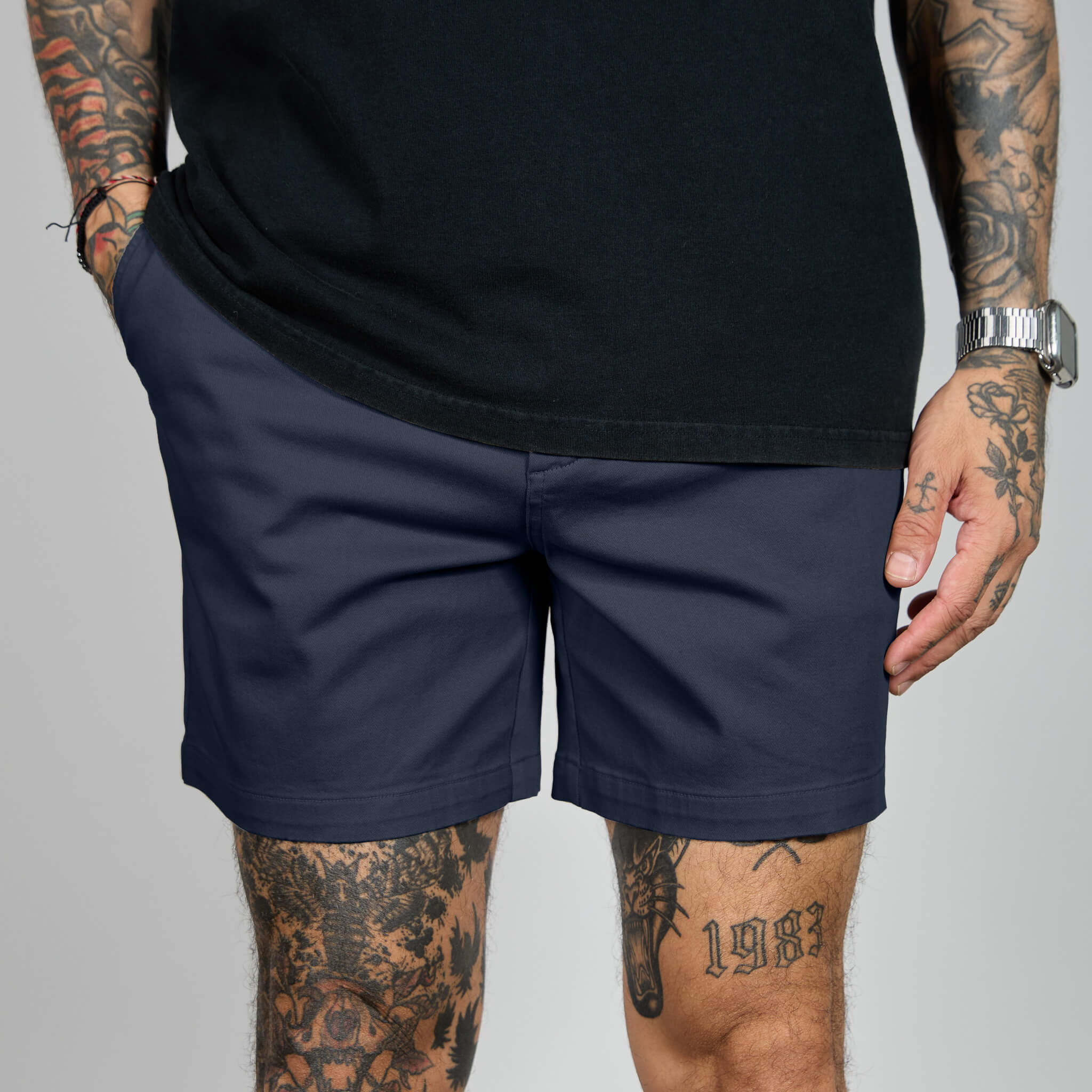 Chino Shorts - Navy