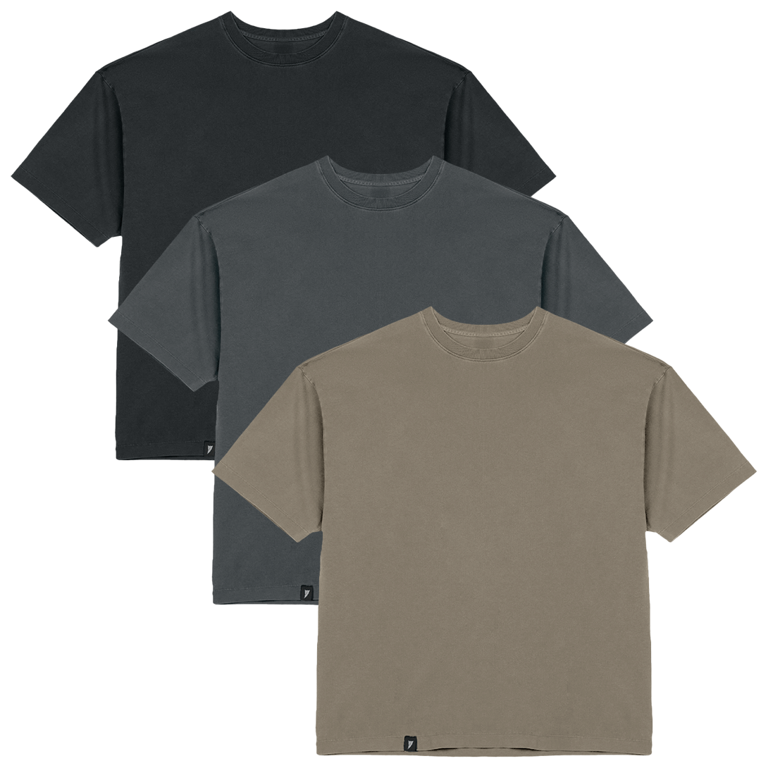 Drop Shoulder Tee Bundle