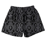 (New) Snakeskin Shorts - Black