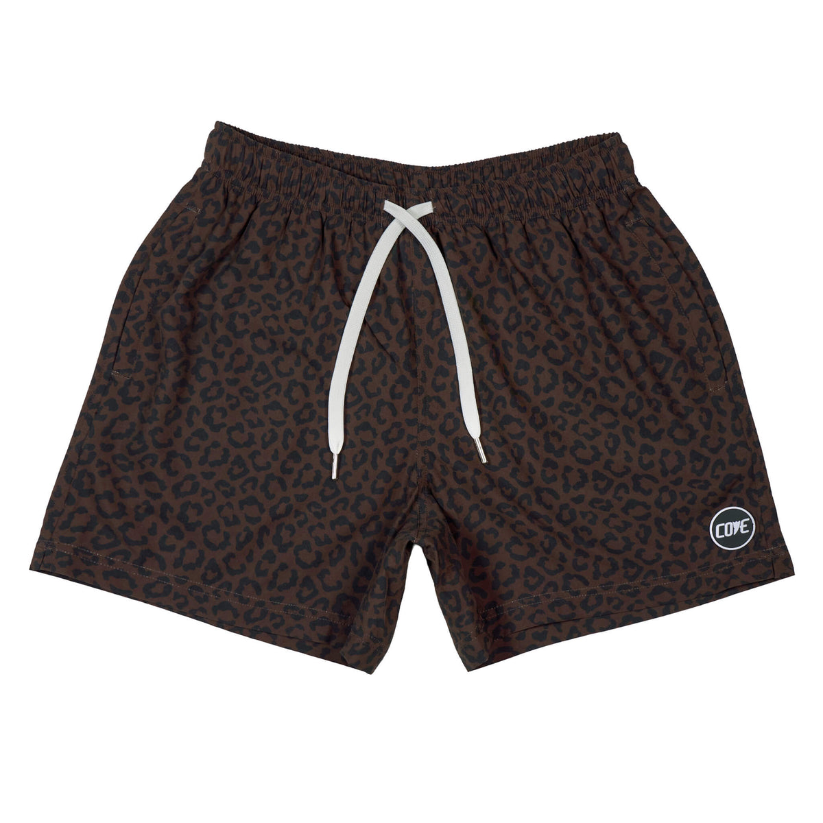 New) Leopard Shorts - Brown – Cove USA