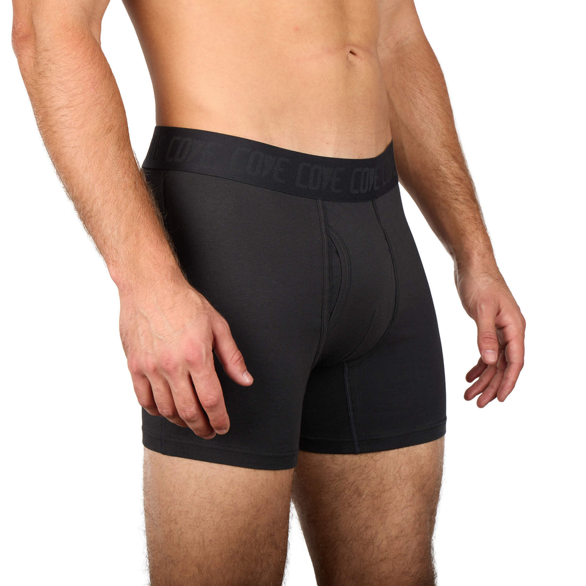 (New) Organic Cotton Boxers - Black