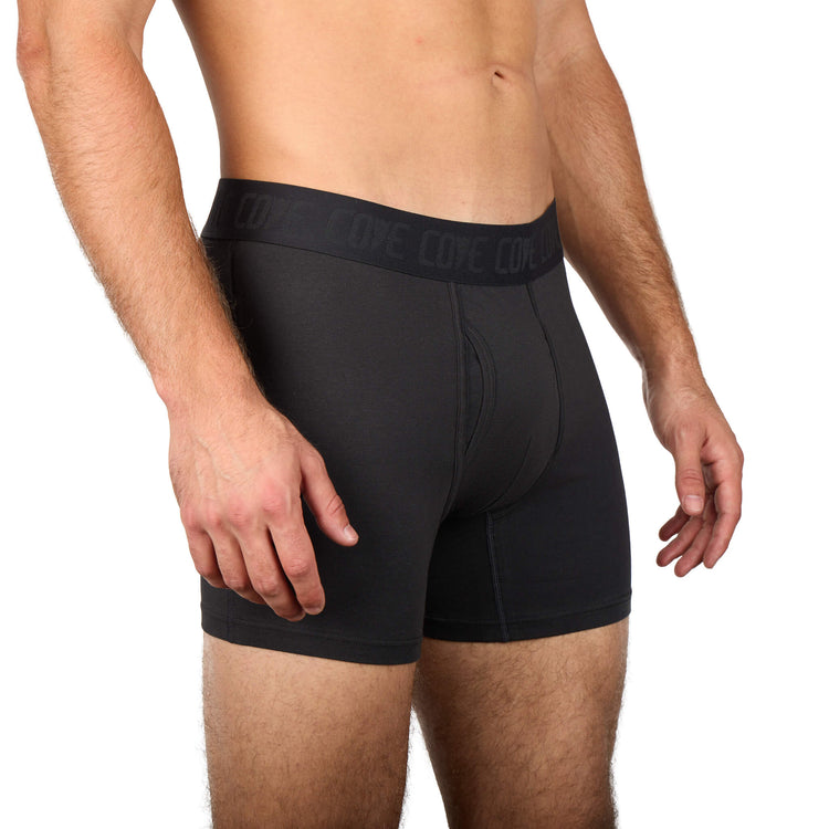 (New) Organic Cotton Boxers - Black