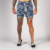 (New) Paisley Shorts - Blue