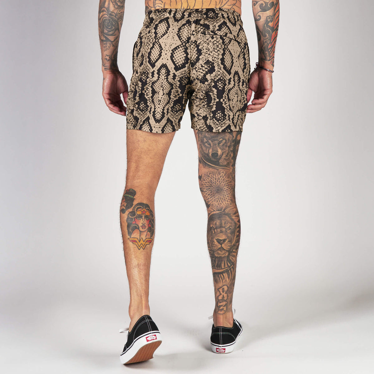 (New) Snakeskin Shorts - Sand