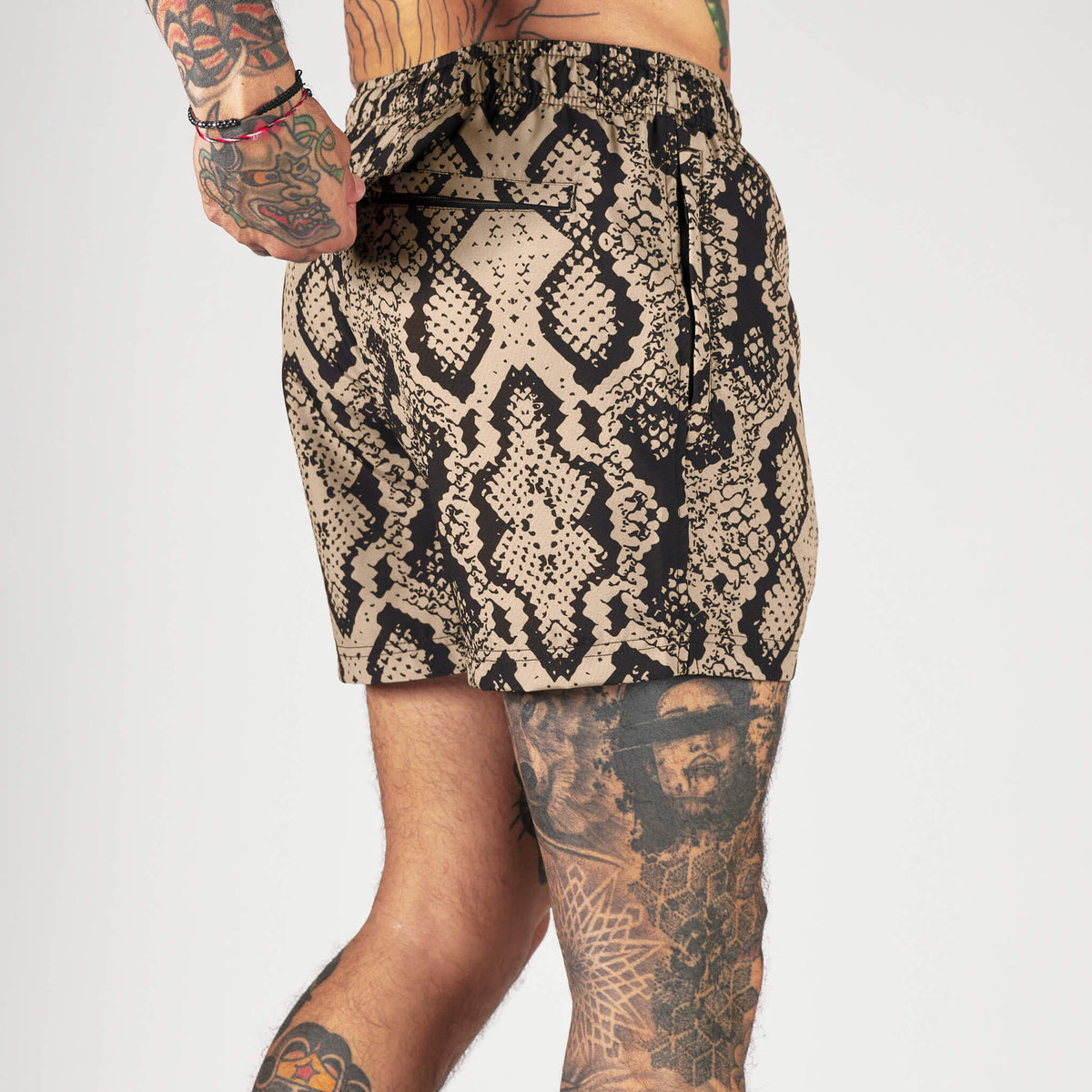 New) Snakeskin Shorts - Sand – Cove USA