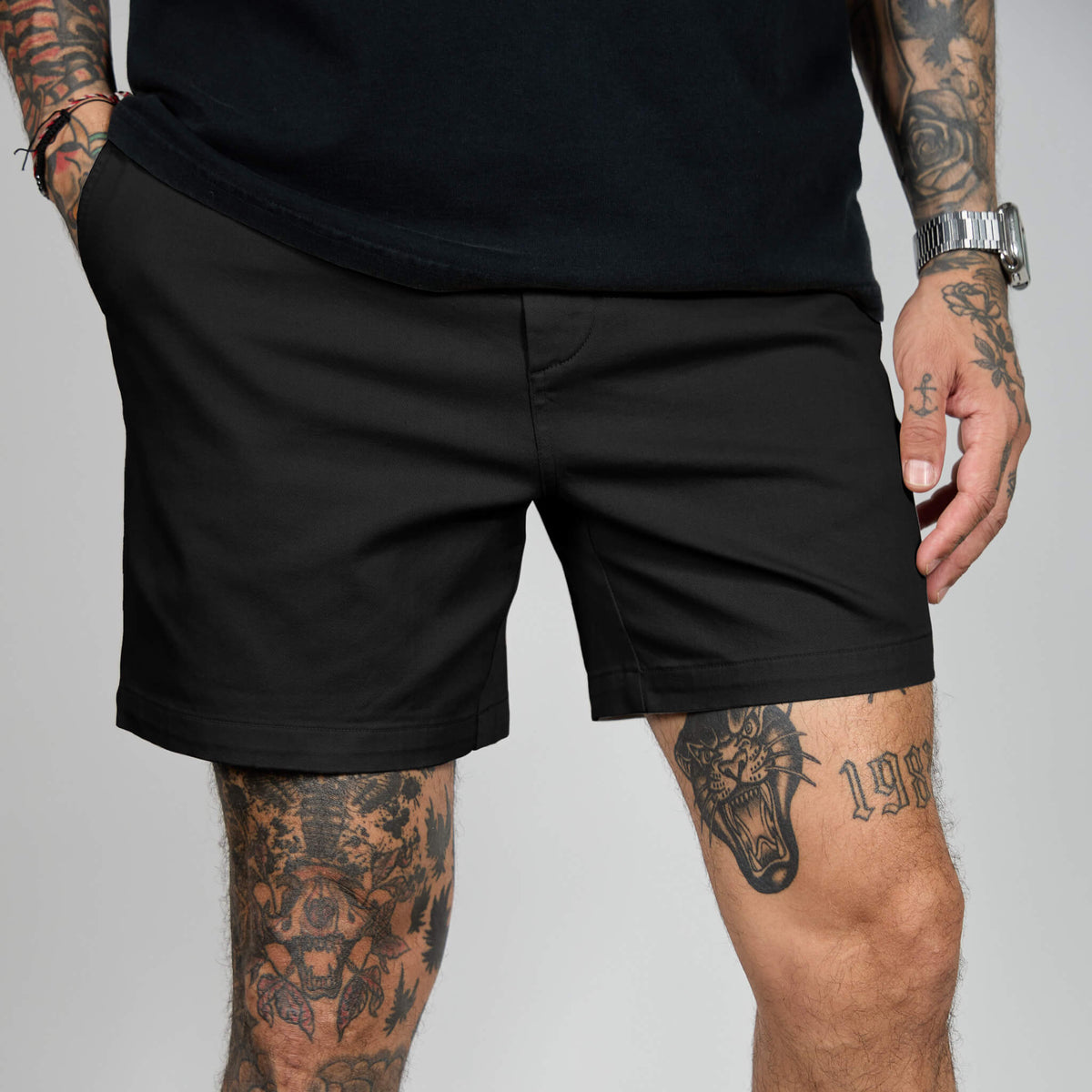 Chino Shorts - Black