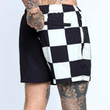(New) Checkered Shorts - Black