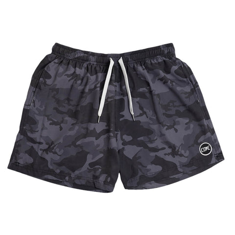 (New) Camo Shorts - Black