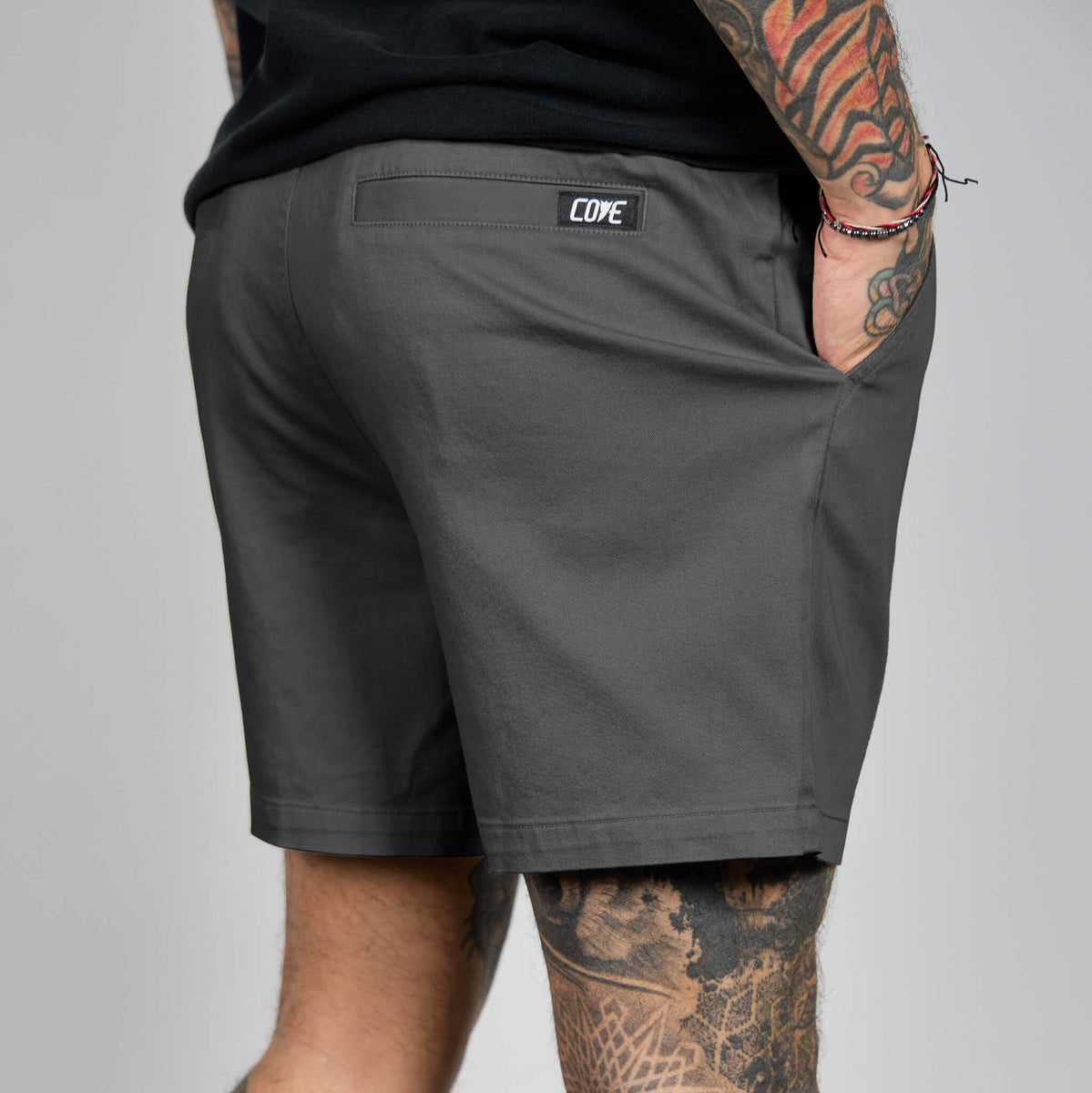 Chino Shorts - Charcoal – Cove USA