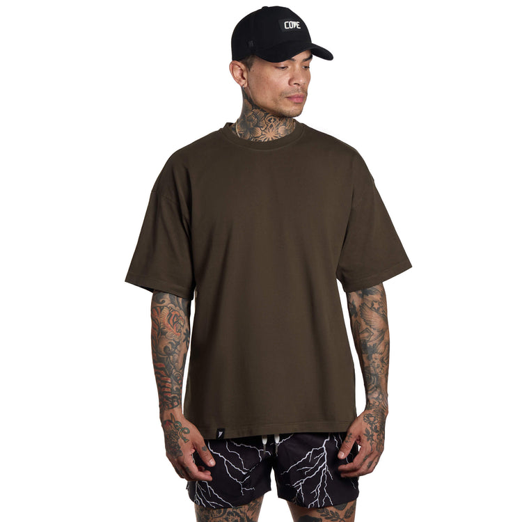 (New) Heavyweight Tee - Coffee