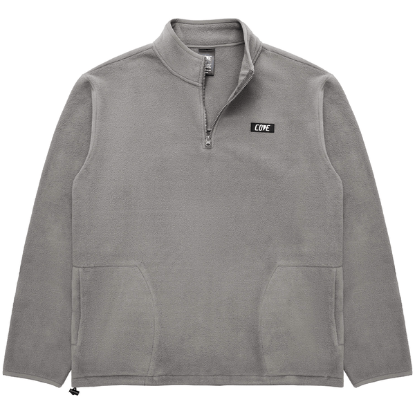 引越割CLUBHAUS Fleece 1/4 Pullover Gray