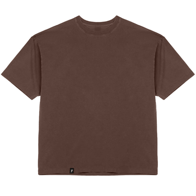 (New) Drop Shoulder Tee - Coffee