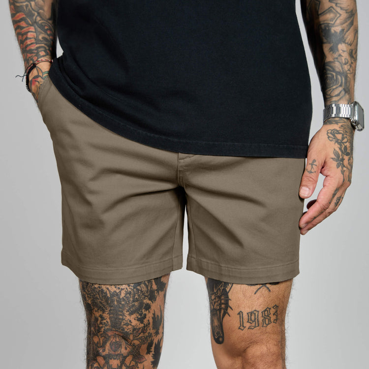 Chino Shorts - Dark Khaki
