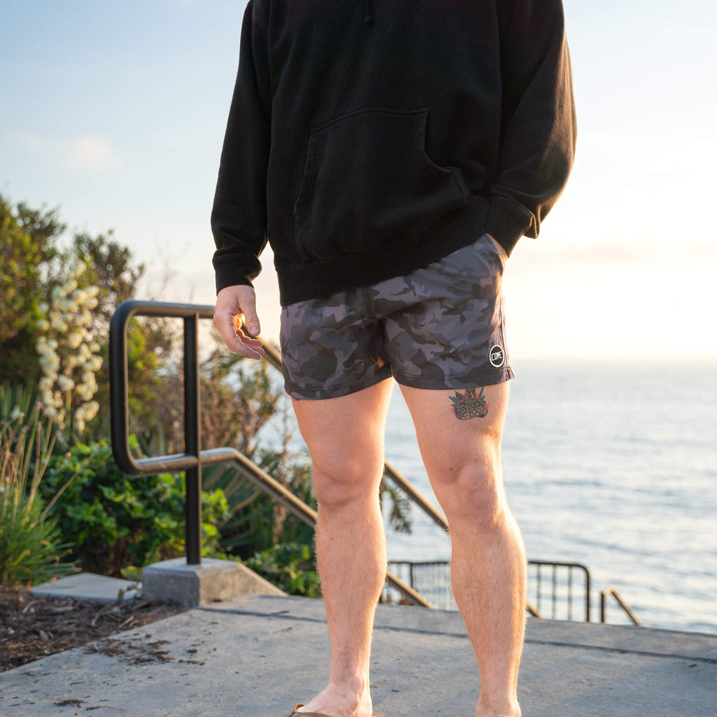 New) Camo Shorts - Black – Cove USA