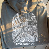 Jolly Roger Hoodie - Dusty Black