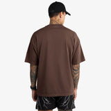 (New) Drop Shoulder Tee - Coffee