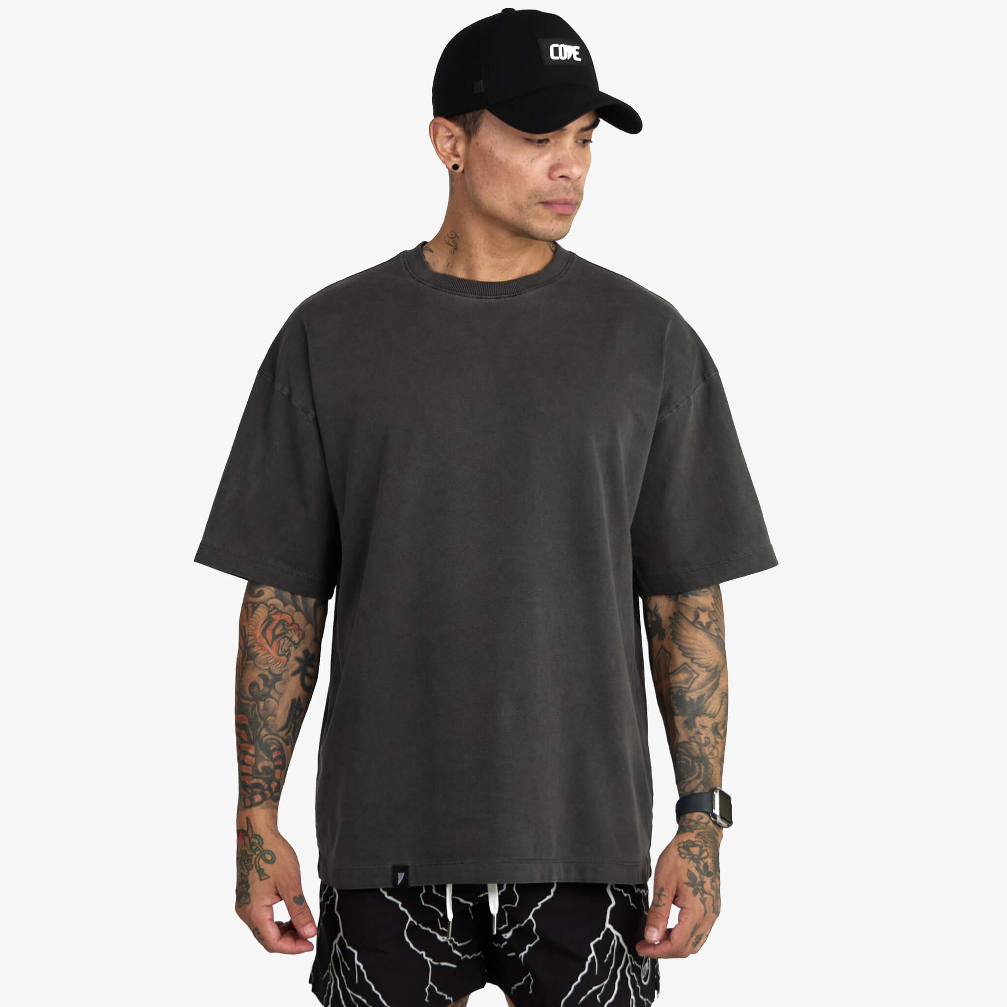 (New) Oversized Tee - Pepper