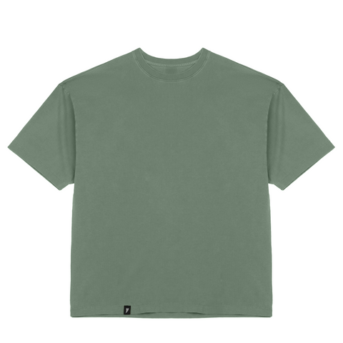 (New) Drop Shoulder Tee - Sage