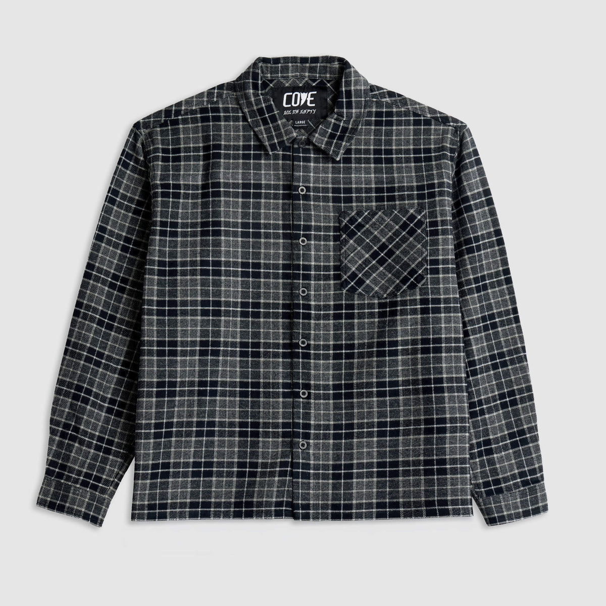 (New) Vintage Flannel - Black