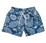 (New) Paisley Shorts - Blue