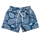 (New) Paisley Shorts - Blue