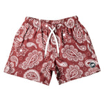 (New) Paisley Shorts - Red