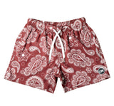 (New) Paisley Shorts - Red