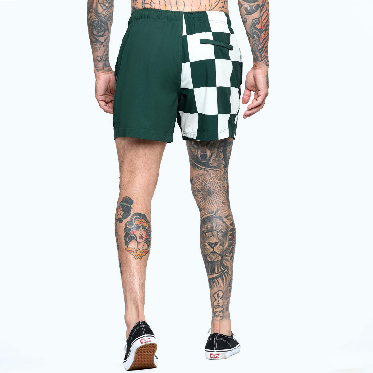 (New) Checkered Shorts - Green
