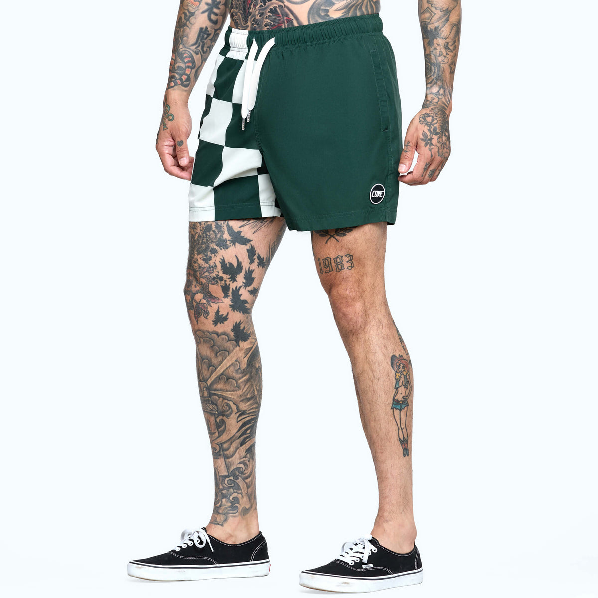 (New) Checkered Shorts - Green