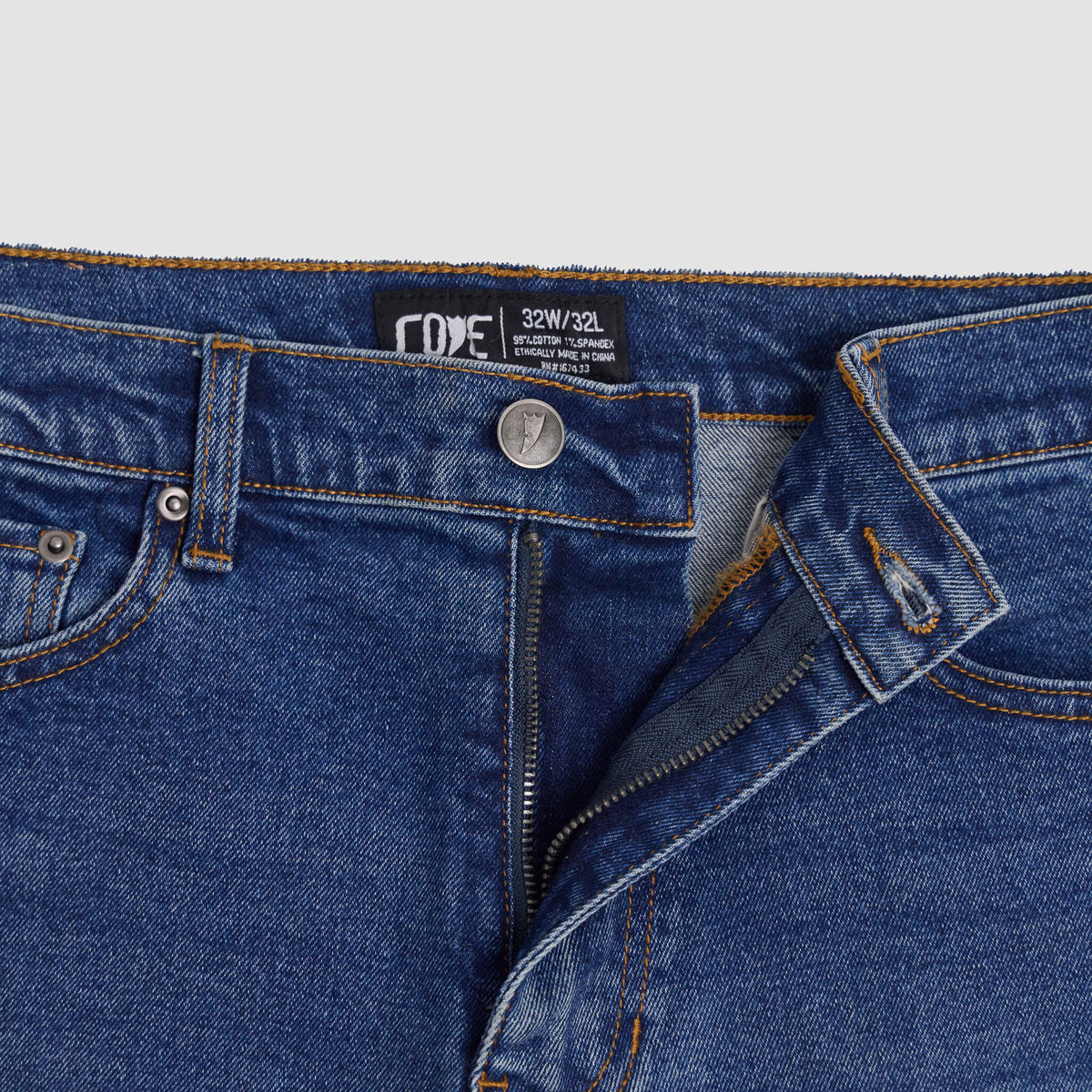 Baggy Jeans - Medium Blue