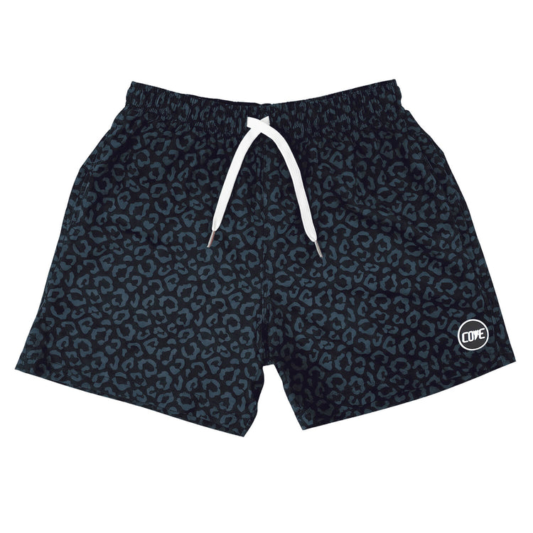 (New) Leopard Shorts - Black