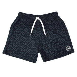 New) Leopard Shorts - Black – Cove USA