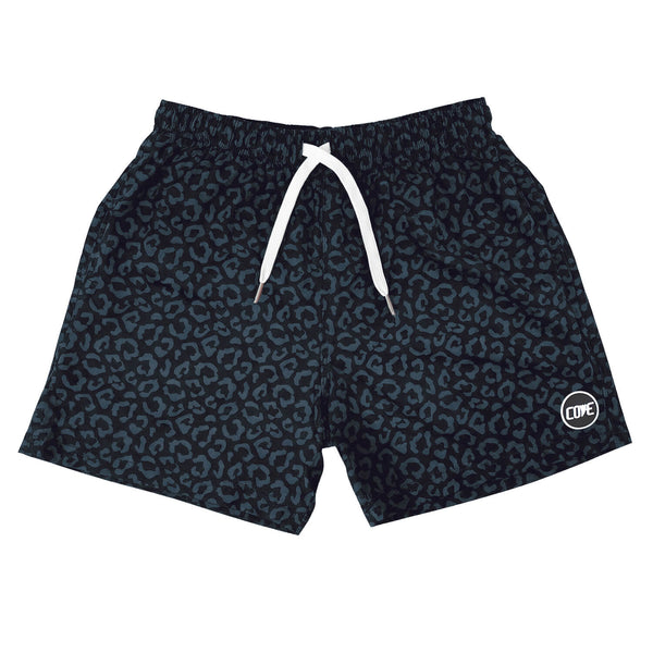 New) Leopard Shorts - Black – Cove USA