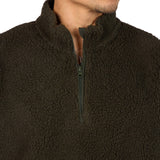 (New) Sherpa Quarter Zip - Olive