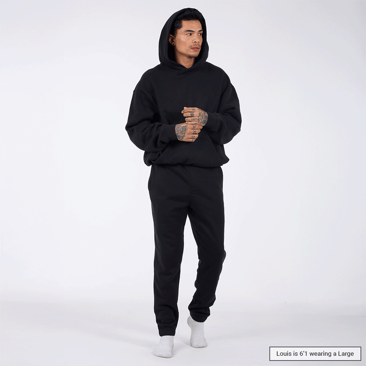 (New) Weighted Hoodie - Black
